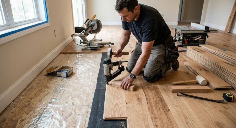 Hardwood Floor Installation in Bethany Beach, DE