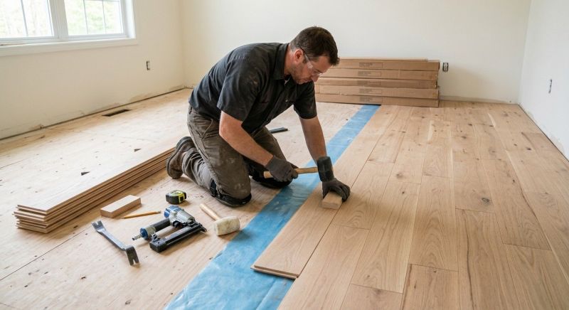 Hardwood Floor Installation in Bethany Beach, DE