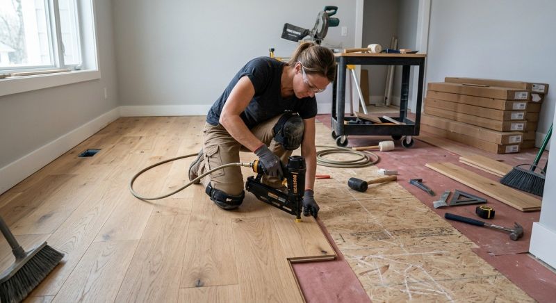 Hardwood Floor Installation in Bethany Beach, DE
