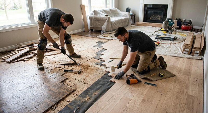 Hardwood Floor Installation in Ellendale, DE