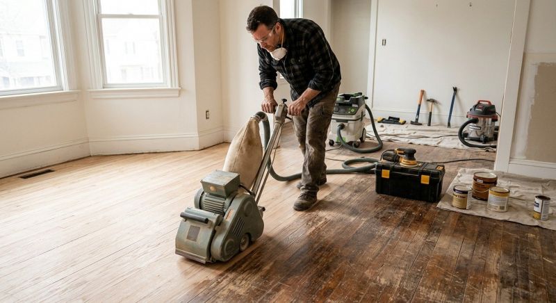 Hardwood Floor Renovation in Millsboro, DE