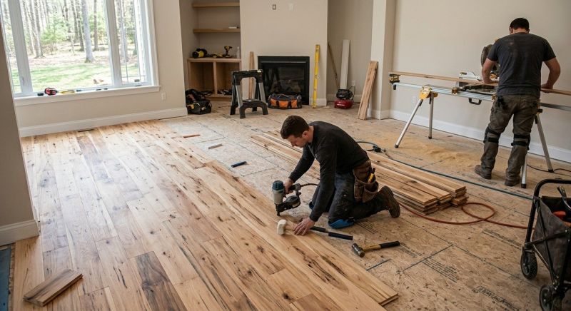 Hickory Floor Installation in Millsboro, DE