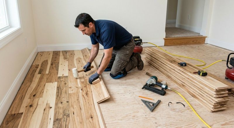 Hickory Floor Installation in Millsboro, DE