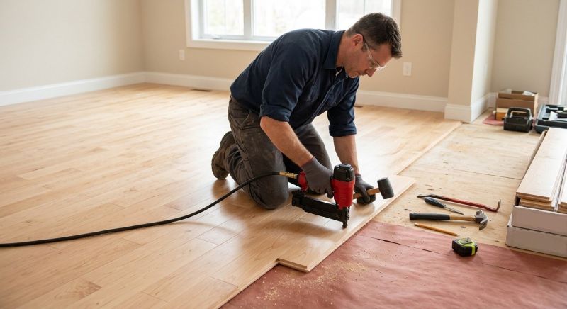 Maple Flooring Installation in Millsboro, DE