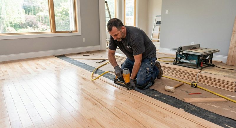 Maple Flooring Installation in Millsboro, DE