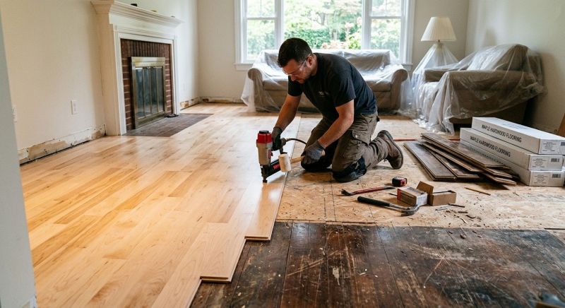 Maple Flooring Installation in Salisbury, MD