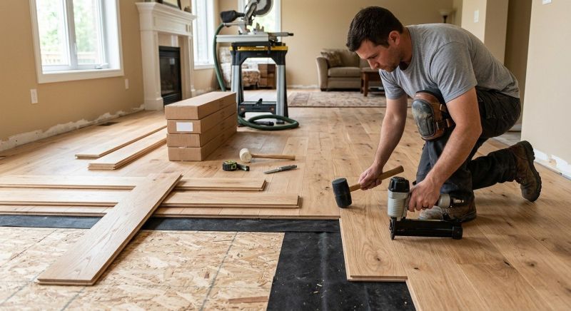 Oak Floor Installation in Frankford, DE