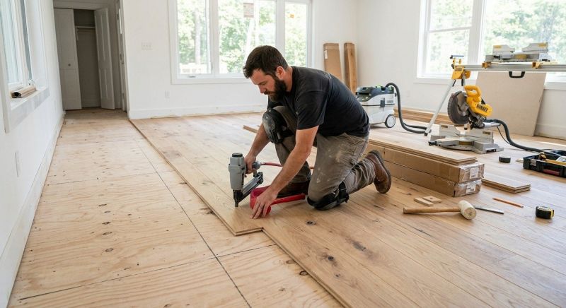 Oak Floor Installation in Millsboro, DE
