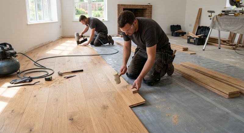 Oak Floor Installation in Worcester County, MD