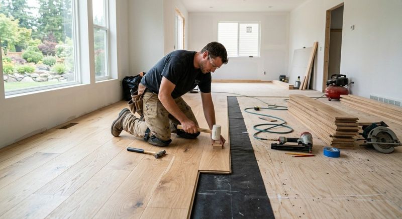 Oak Floor Replacement in Millsboro, DE