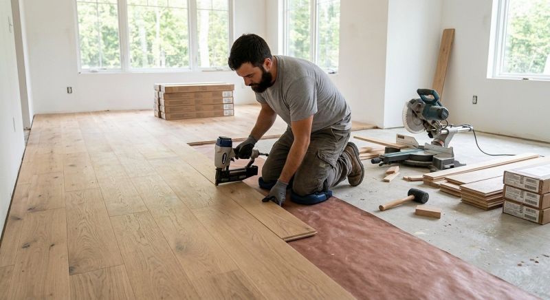 Oak Floor Replacement in Millsboro, DE