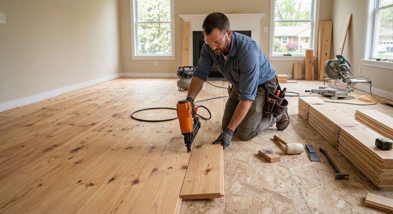 Pine Floor Installation in Millsboro, DE