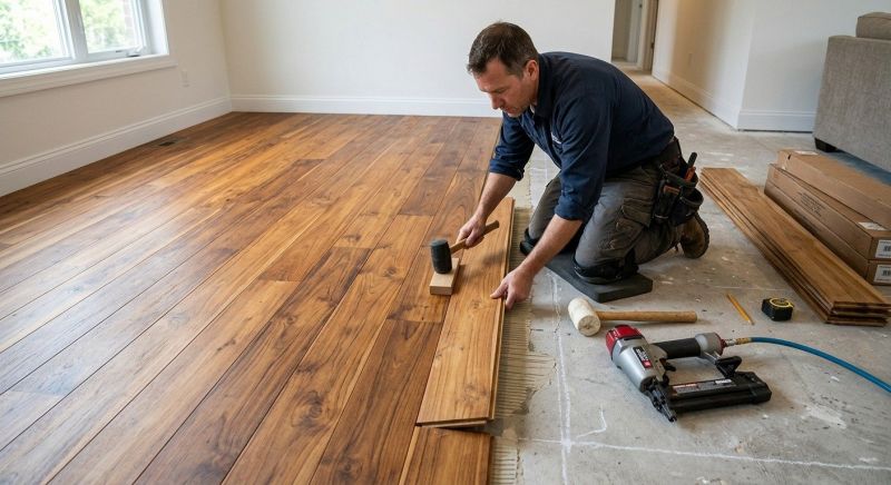 Teak Flooring Installation in Millsboro, DE
