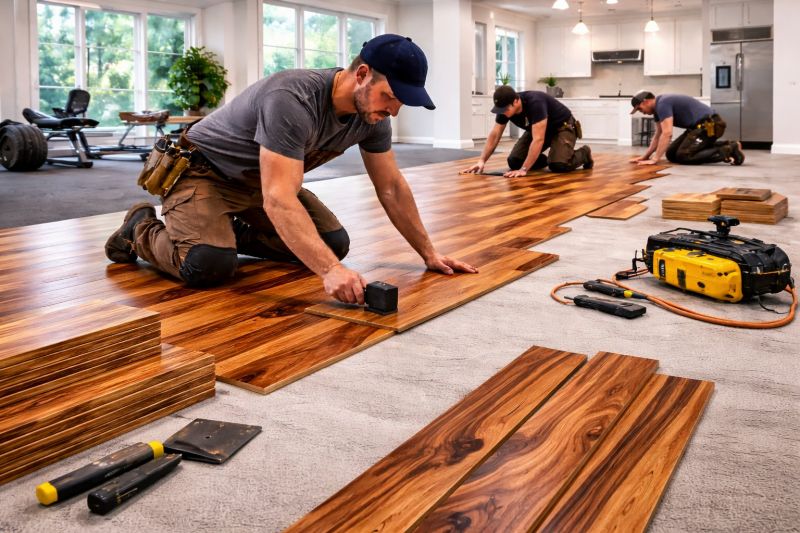 Teak Flooring Installation in Millsboro, DE