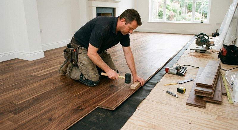 Walnut Flooring Installation in Millsboro, DE