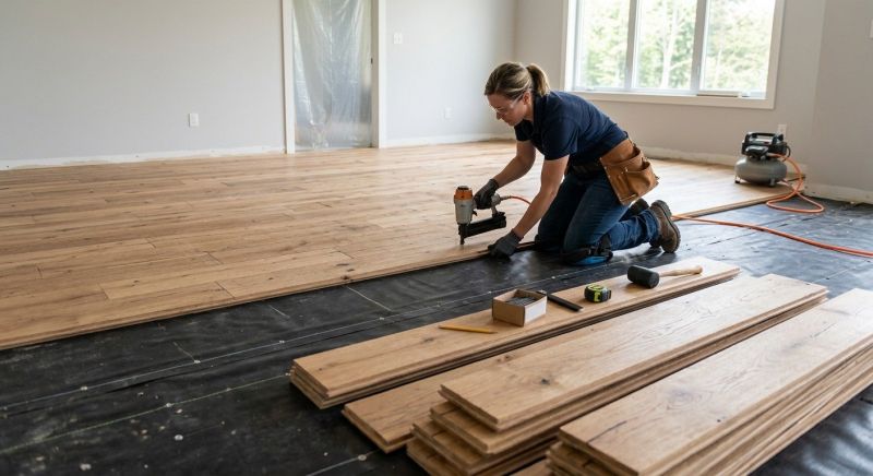 Walnut Flooring Installation in Millsboro, DE