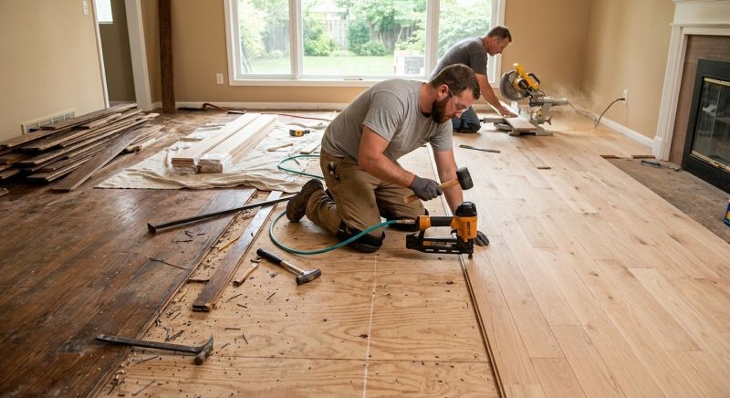 Wood Floor Replacement in Salisbury, MD